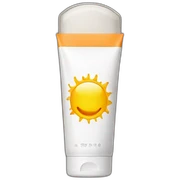 Sunscreen sticker