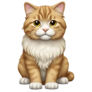 Highland Fold cat sticker