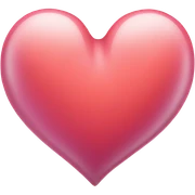 Charming heart sticker