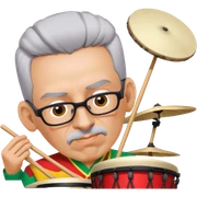 Festive Drummer sticker