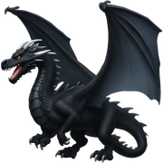 Riding a black dragon  sticker