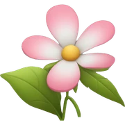 Flower sticker