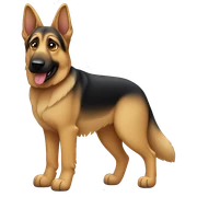 German Shepard  sticker