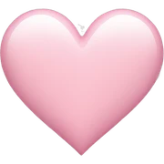light pink Heart sticker