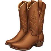 Cowboy boots sticker
