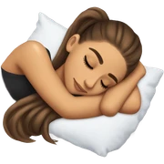 Ariana Grande sleeping sticker