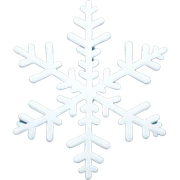 Snowflake sticker
