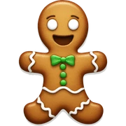 Gingerbread man  sticker