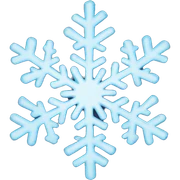 Snowflake sticker