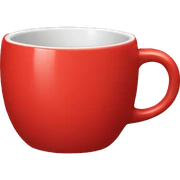 Red mug sticker