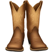 Cowboy boots sticker