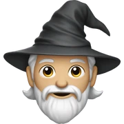 The wizard Merlin sticker
