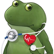 heart with heartbeat sticker