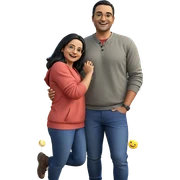 happy moments in nature sticker