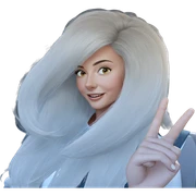 smiling girl in car sticker