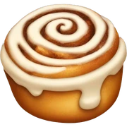 A warm cinnamon roll  sticker