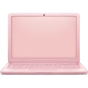 pastel pink laptop sticker