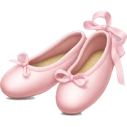 light pink ballet slippers sticker