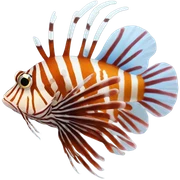 LION FISH sticker