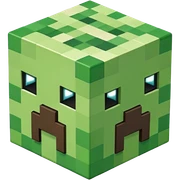 Minecraft logo sticker