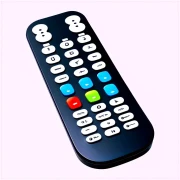 black remote control sticker