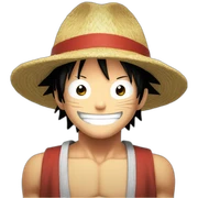 luffy from one piece sticker