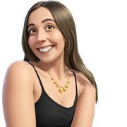 smiling girl with jewelry outdoors sticker