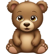 baby bear sticker