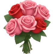 Bouquet of roses sticker