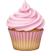 pastel pink Christmas cupcakes  sticker