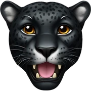 Black jaguar sticker