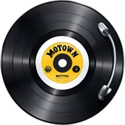 Motown music sticker