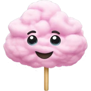 Cotton candy sticker