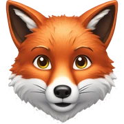 foxy fox sticker
