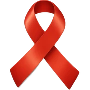 Aids Red ribbon sticker