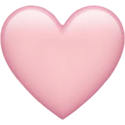 Light pink heart sticker