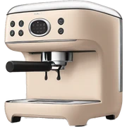 Cafetera smeg en color nude  sticker