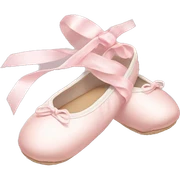 Pale pink ballet shoes sticker