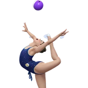 japanese girl in leotard sticker