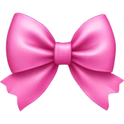 pink bow sticker