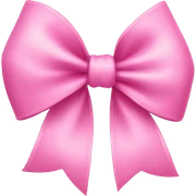 Pink bow  sticker