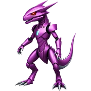  Cool Edgy Godly Futuristic Digimon-Fakemon-Genesect-Reptile full body sticker