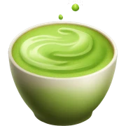 a cup of matcha sticker