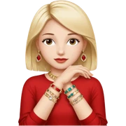 Girl filled with cartier bracelets sticker