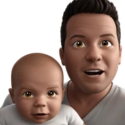 brothers with contrasting styles sticker