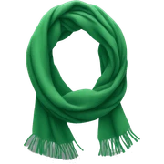 Green scarf  sticker