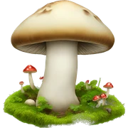 World in mushroom  sticker