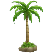 thailand, palm tree, sea, sun sticker