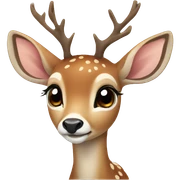 Baby deer sticker