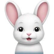 Cute bunny  sticker